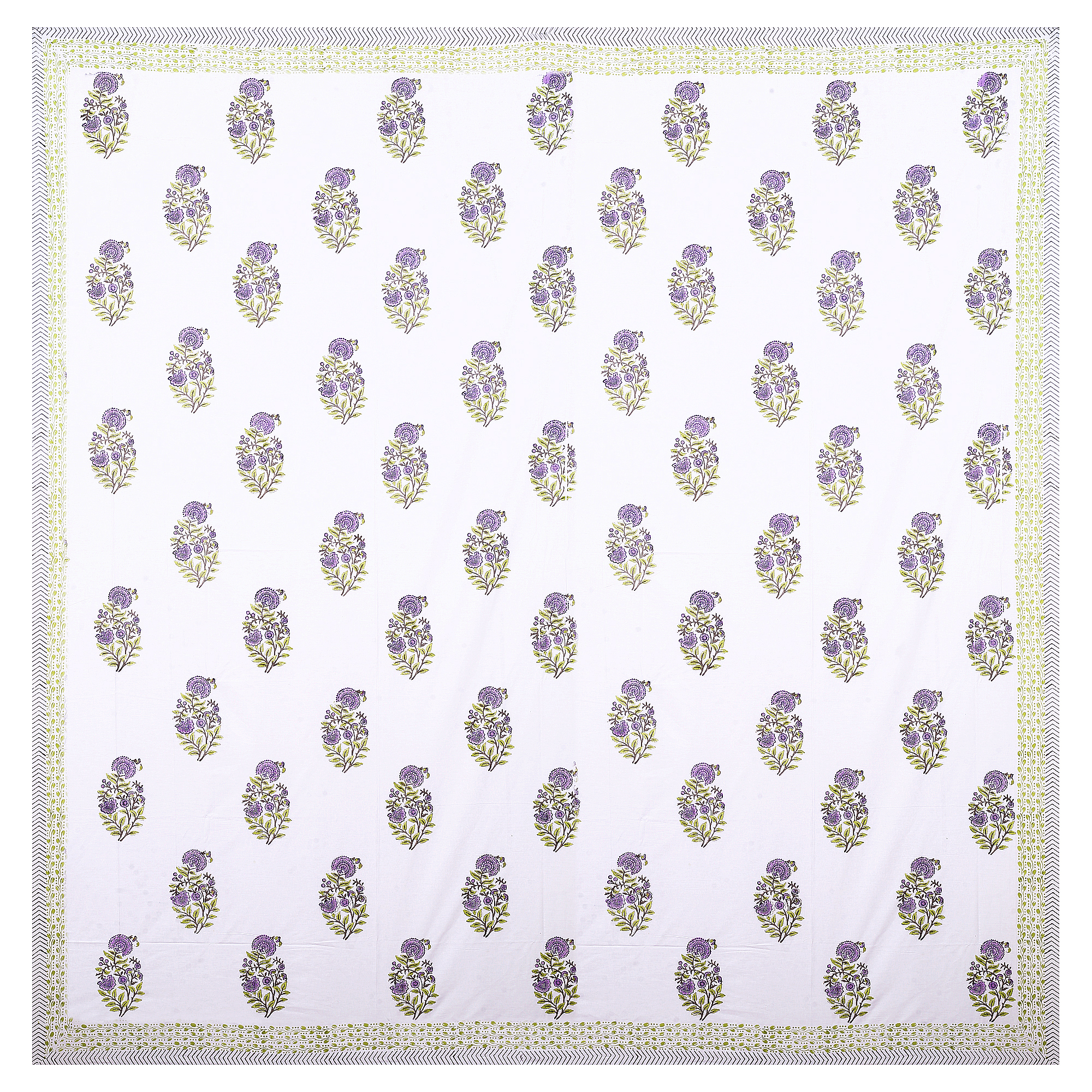 Cleopatra bedsheet design handblock printed cotton pattern