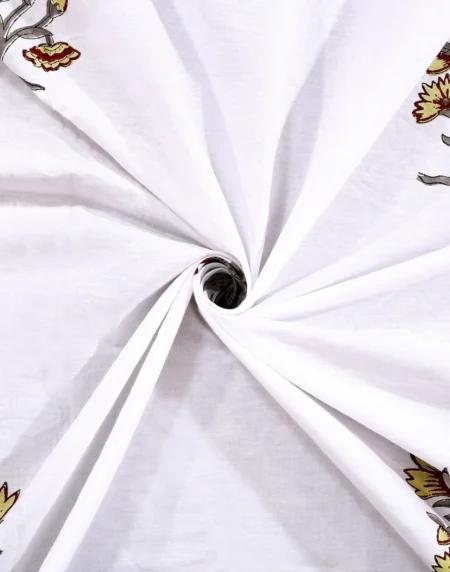 Cleopatra Desert Motif cotton bedsheet single piece handblock printed view