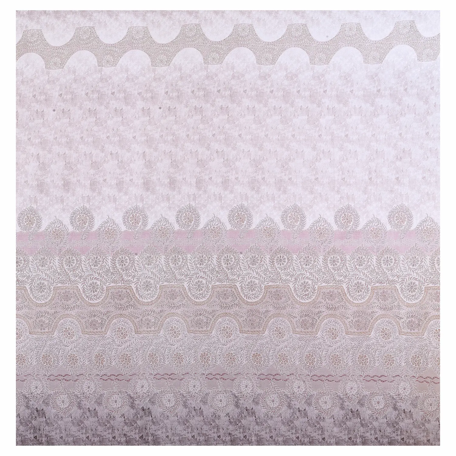 Italian Amalfi Rosette bedsheet design digital printed cotton pattern