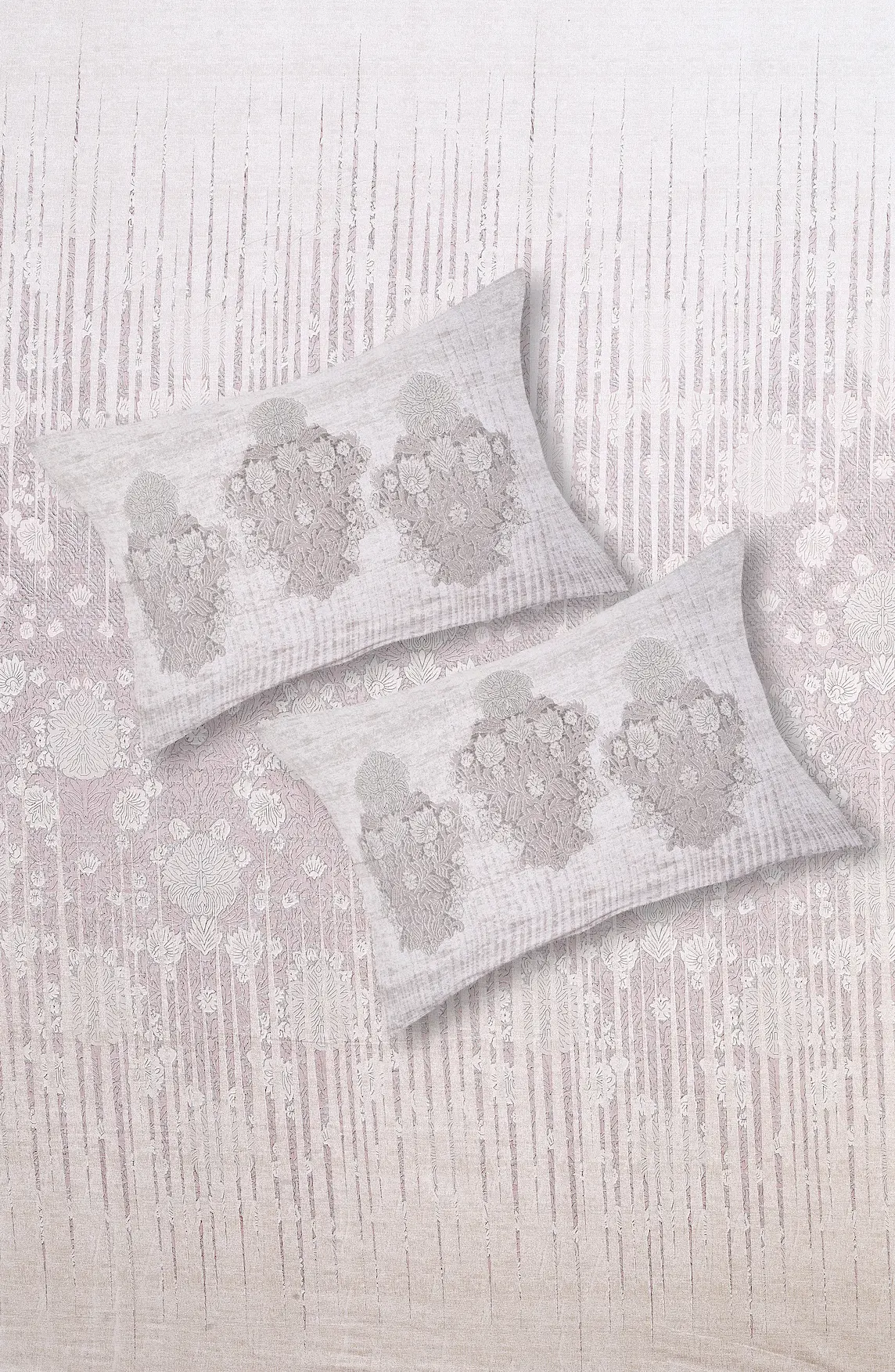 Italian Milanese Blush 108″ x 108″ Digital Printed Cotton Bed Sheet Set