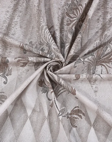 Italian Naples Graphite cotton bedsheet single piece digital printed view