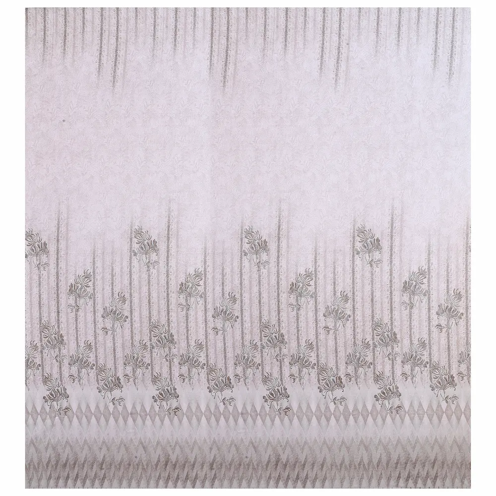 Italian Naples Graphite bedsheet design digital printed cotton pattern
