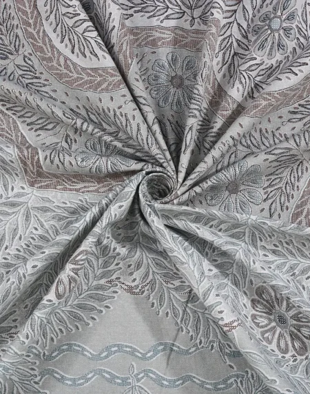 Italian Portofino Slate cotton bedsheet single piece digital printed view