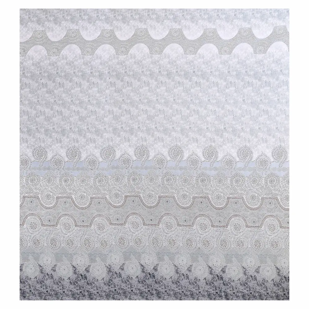 Italian Portofino Slate bedsheet design digital printed cotton pattern