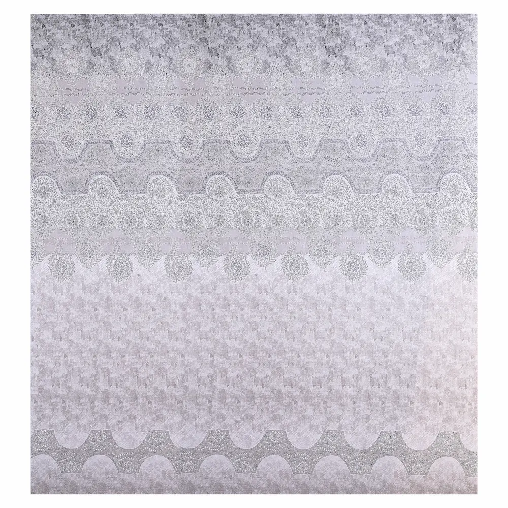 Italian Romanesque Amethyst bedsheet design digital printed cotton pattern