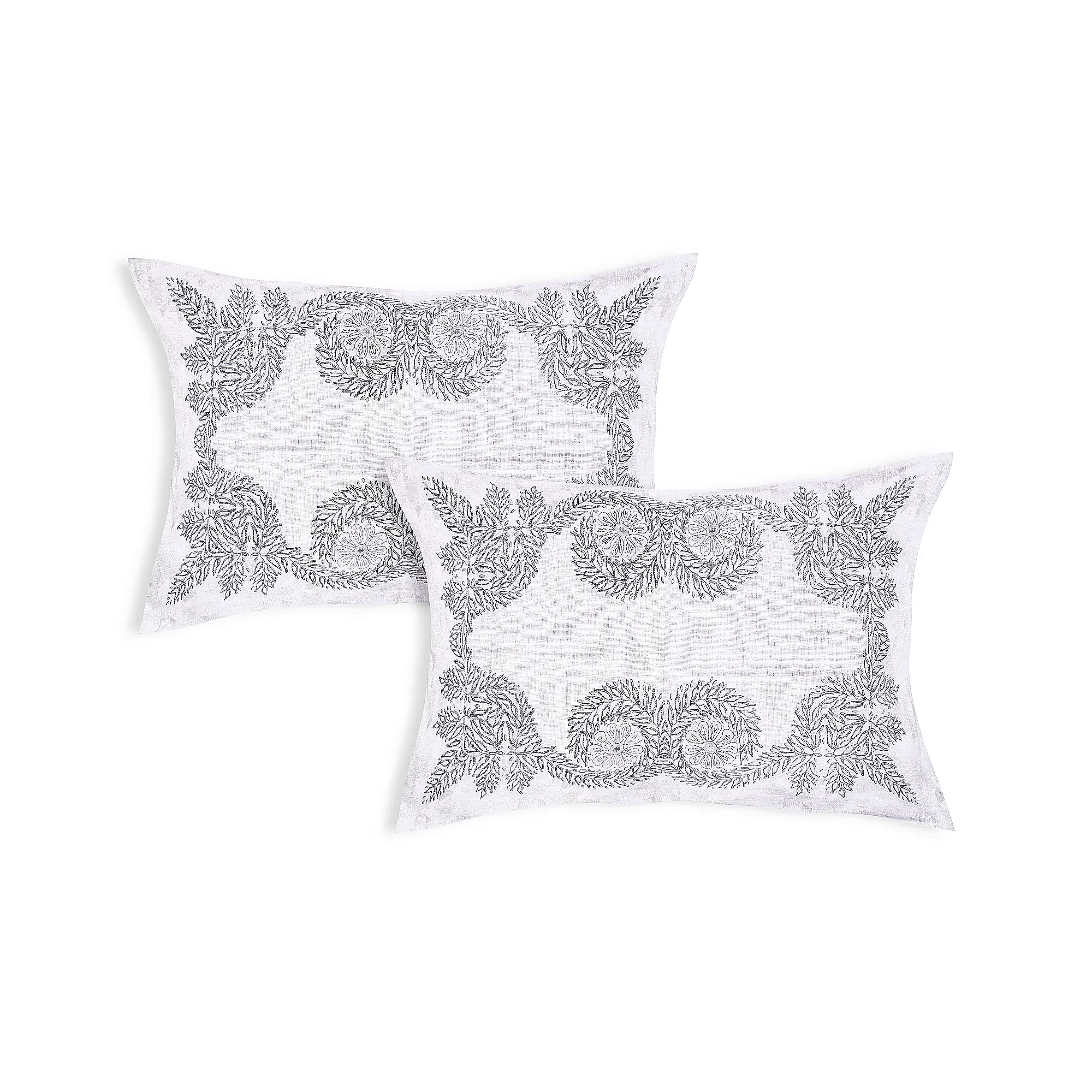 Italian Romanesque Amethyst cotton pillow covers digital printed set design