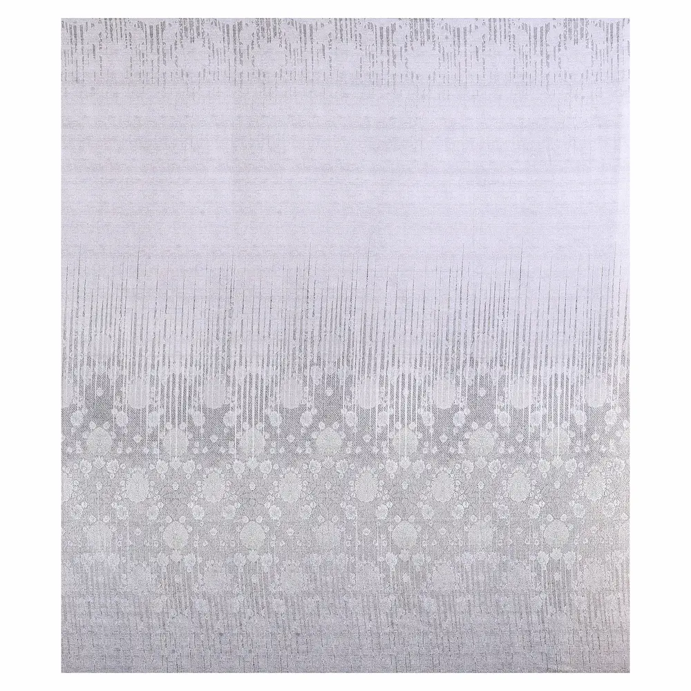 Italian Romanesque Charcoal bedsheet design digital printed cotton pattern