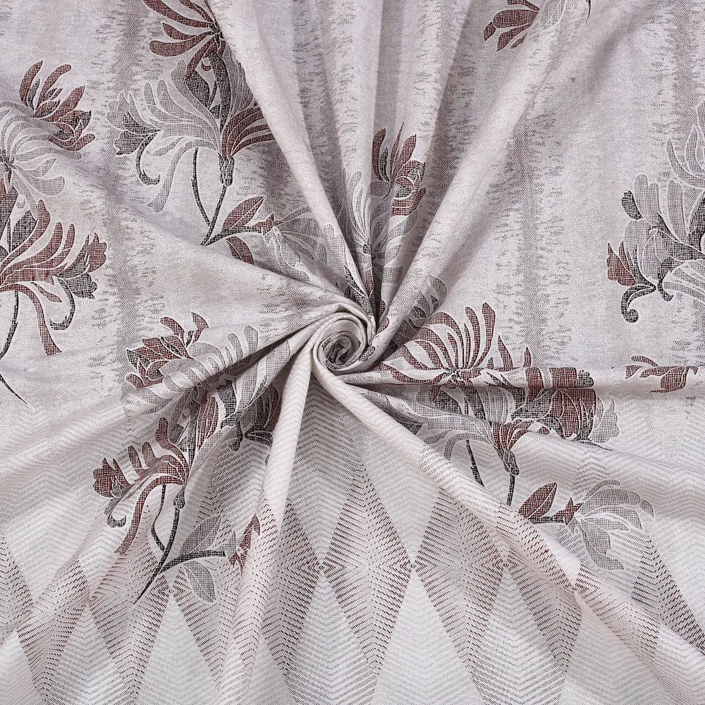 Italian Sicilian Mauve cotton bedsheet single piece digital printed view