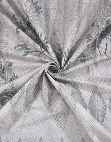 Italian Tuscan Silver cotton bedsheet single piece digital printed view