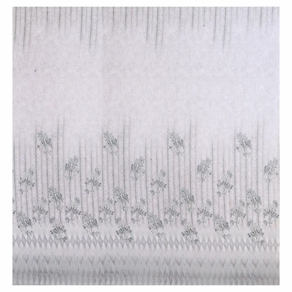Italian Tuscan Silver bedsheet design digital printed cotton pattern