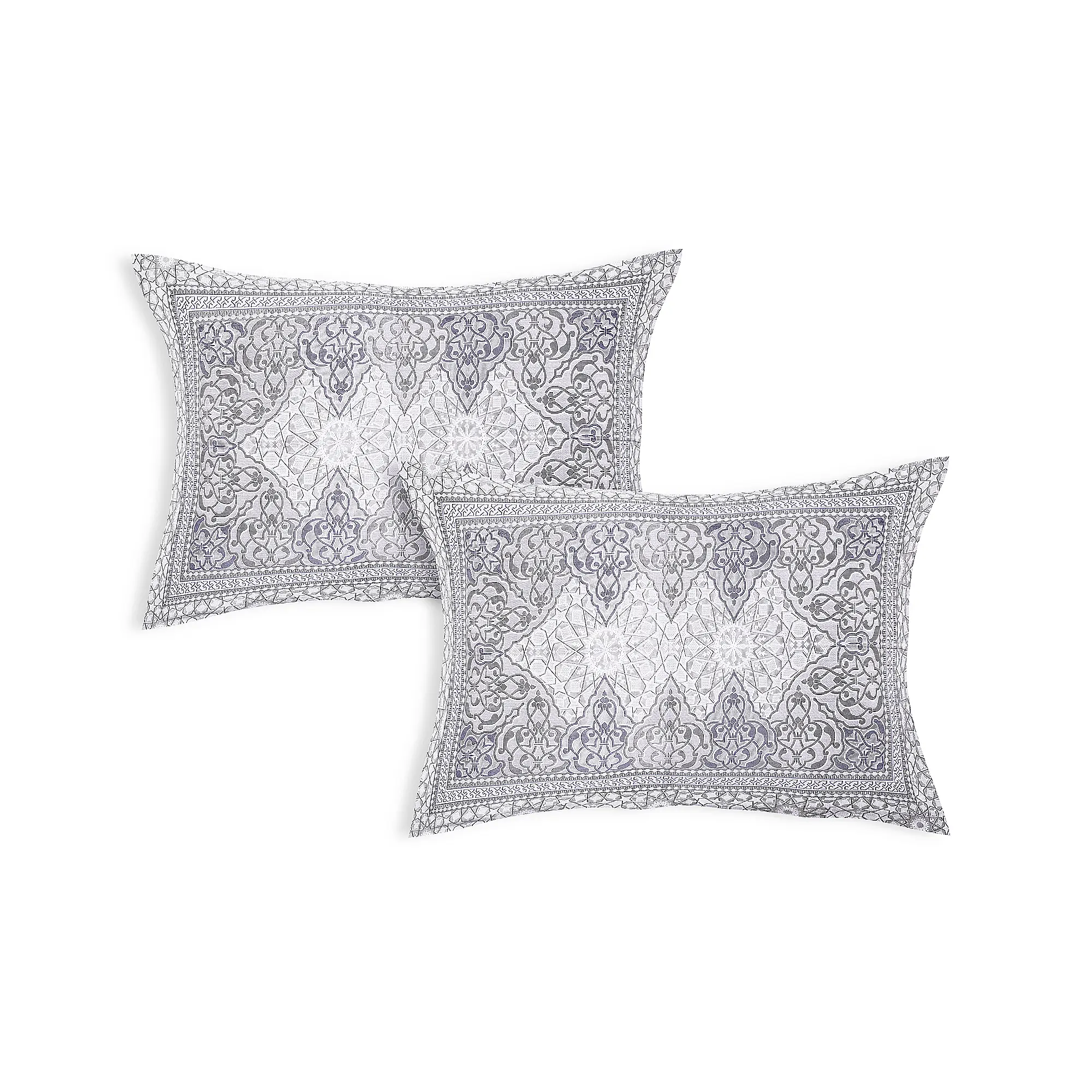 Italian Venetian Frost cotton pillow covers digital printed set design