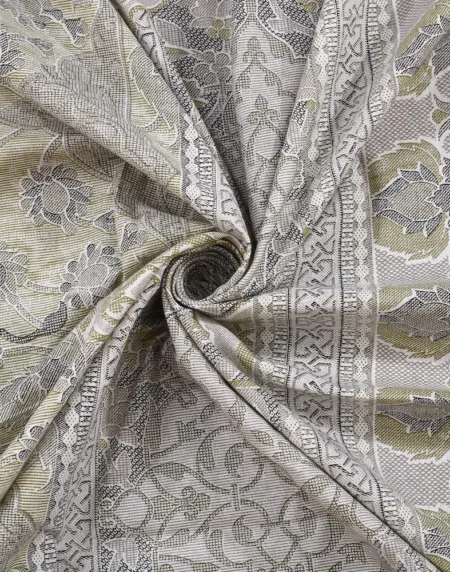 Italian Venetian Sage cotton bedsheet single piece digital printed view