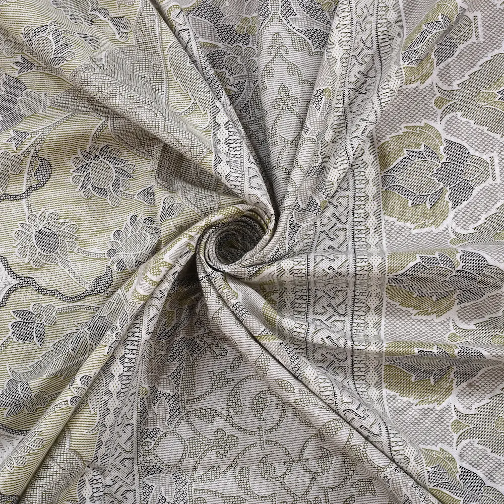 Italian Venetian Sage cotton bedsheet single piece digital printed view