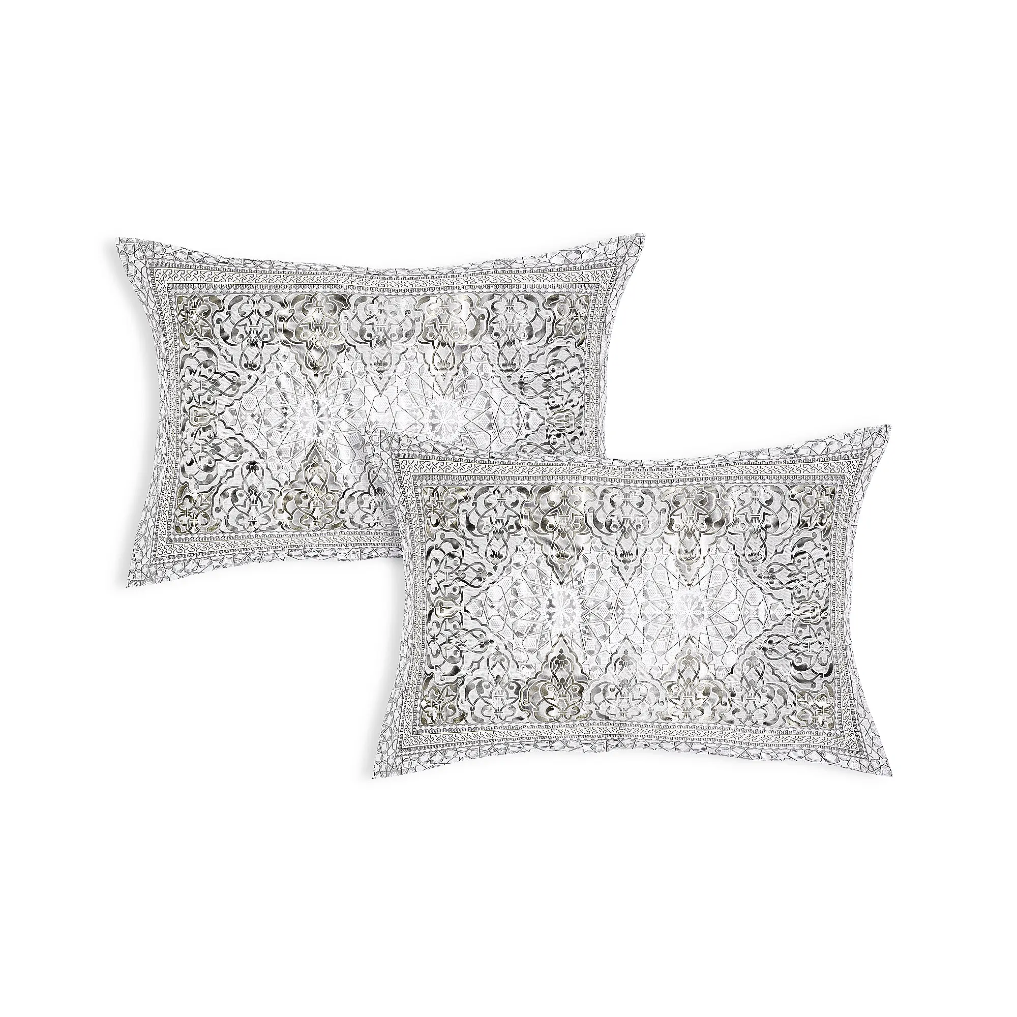 Italian Venetian Sage cotton pillow covers digital printed set design