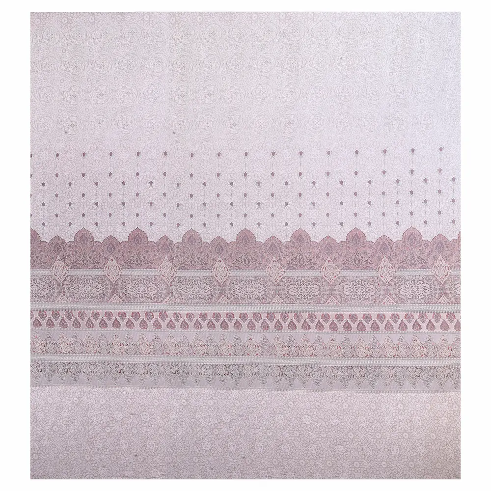 Italian Verona Rose bedsheet design digital printed cotton pattern