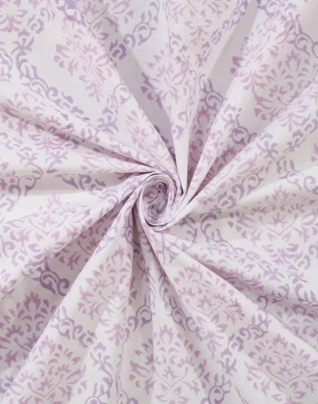 Marilyn Magenta cotton bedsheet single piece handblock printed view