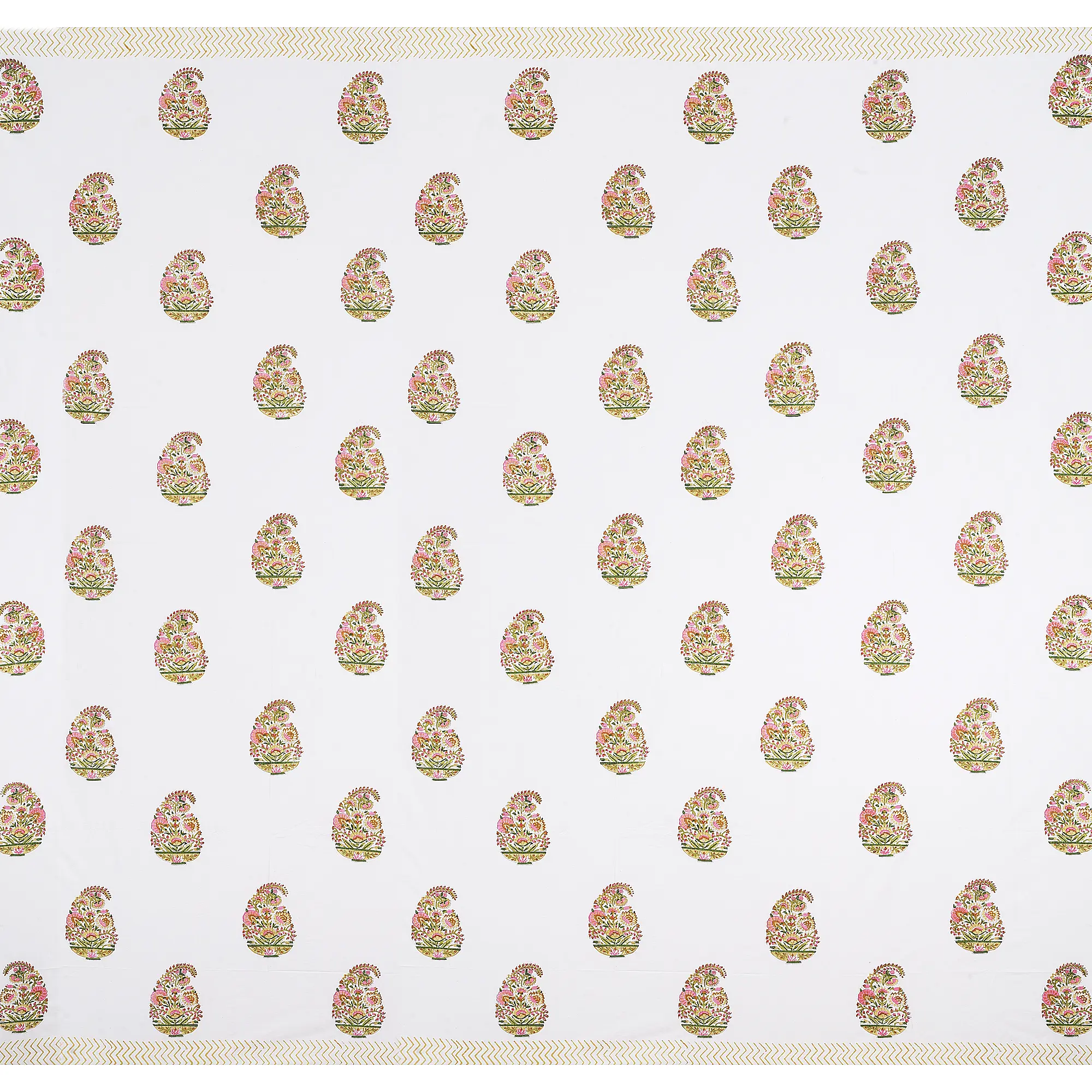 Marilyn Monarch bedsheet design handblock printed cotton pattern