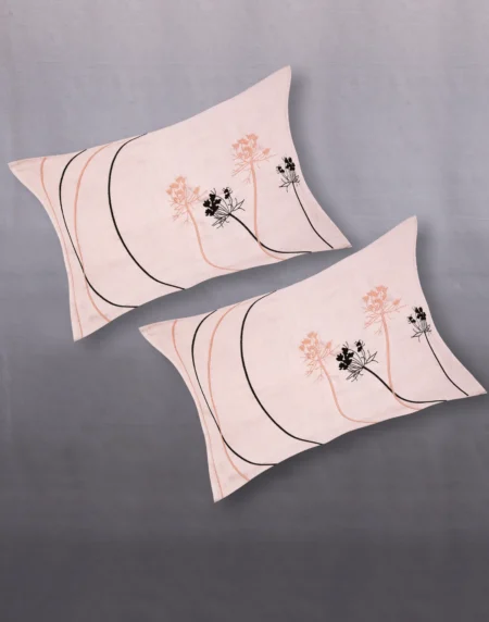 Reve Ombre Lavender bedsheet set with pillow covers styling
