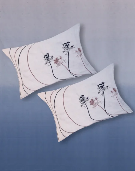 Reve Ombre Ocean bedsheet set with pillow covers styling