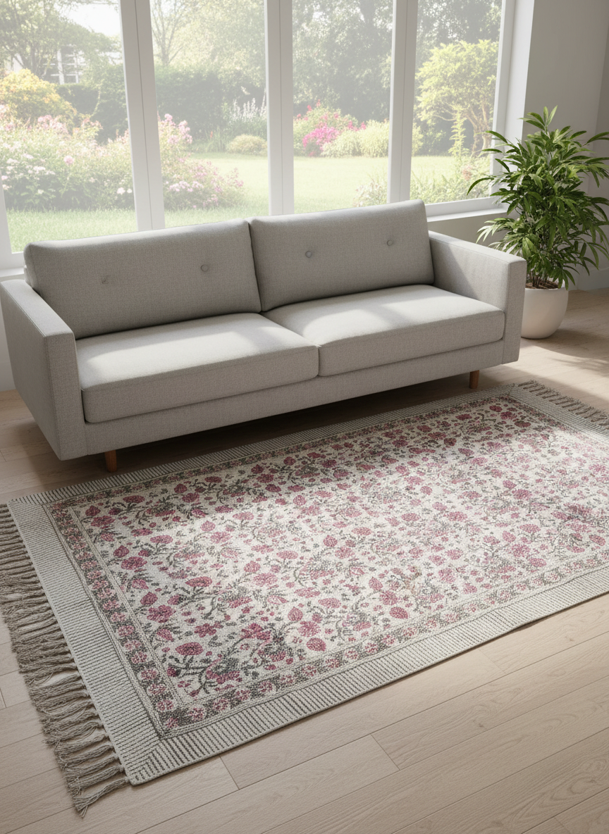 HANDBLOCK RUGS MOCHA EXCLUSIVE