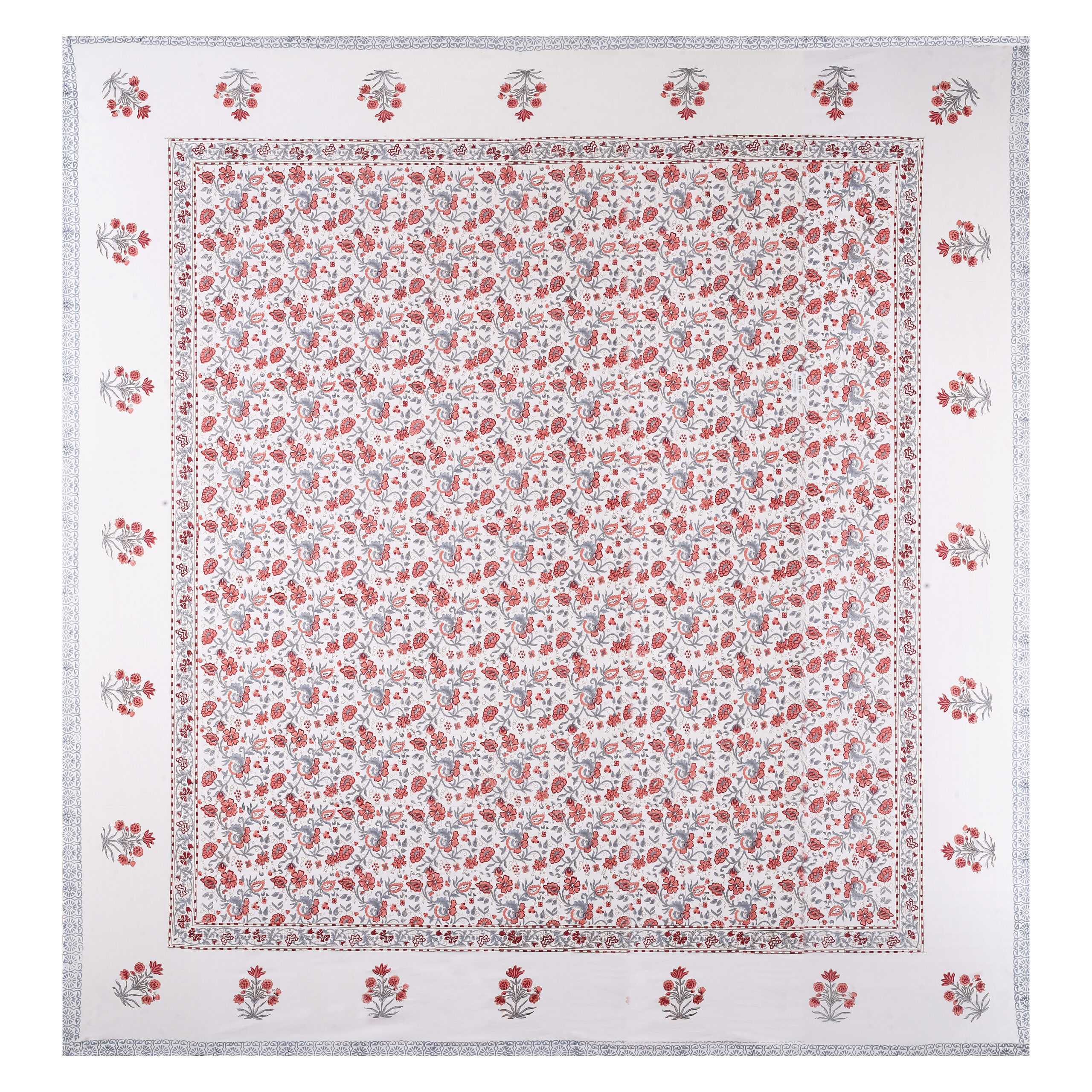 Marilyn Flora 300 TC Handblock Bedsheet Set - Image 4