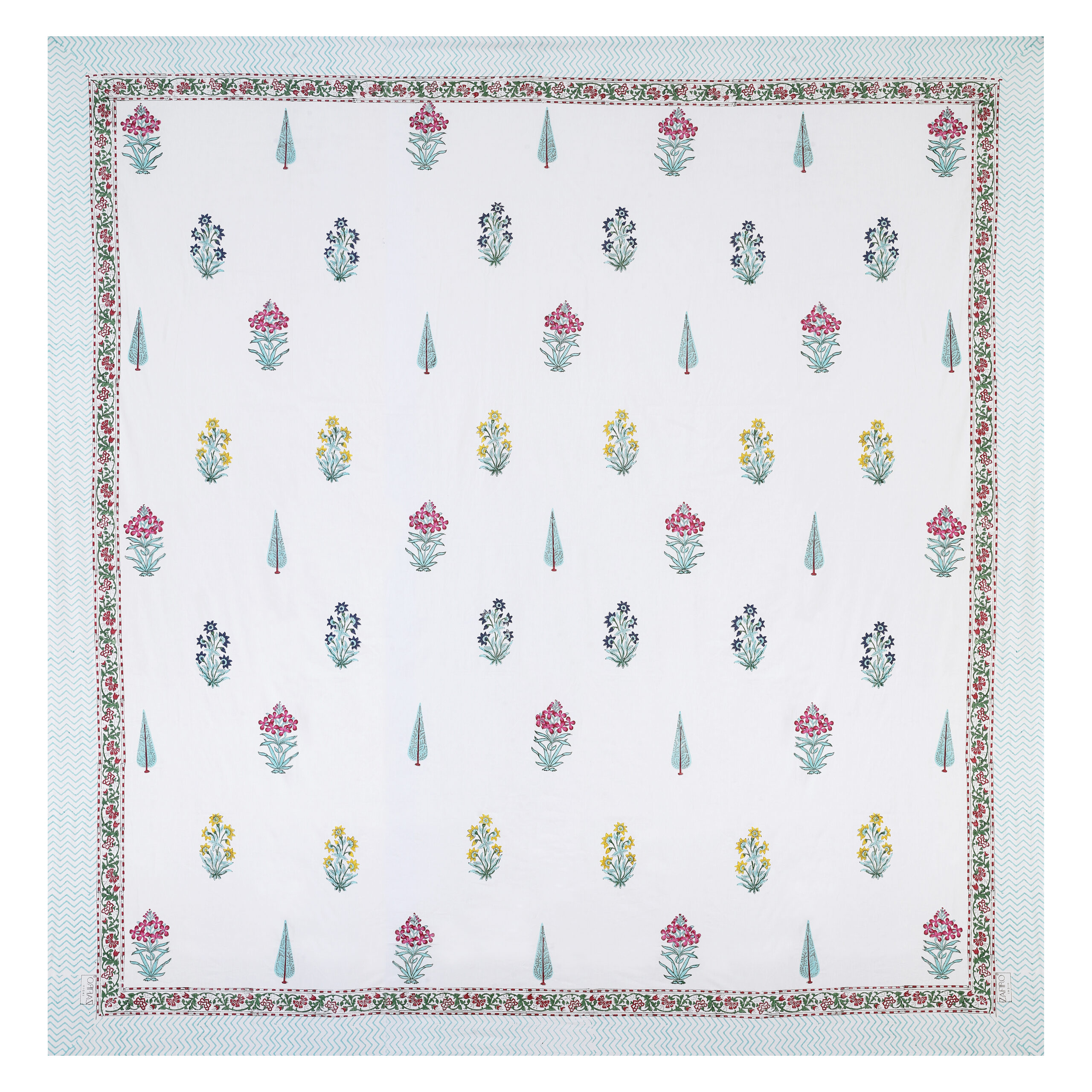 Marilyn Olivia 300 TC Handblock Bedsheet - Image 5