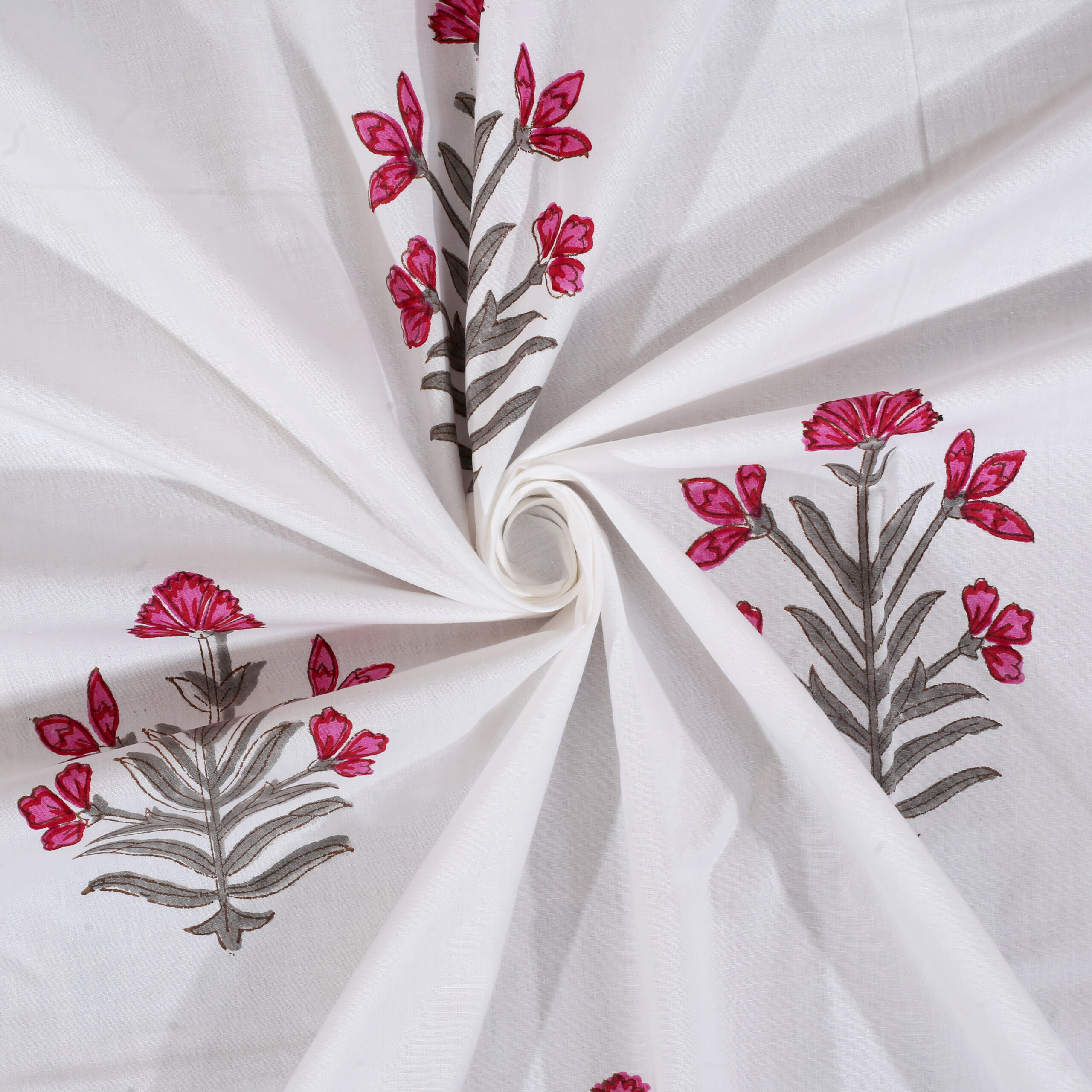 Marilyn Bloom 300 TC Handblock Bedsheet - Image 2