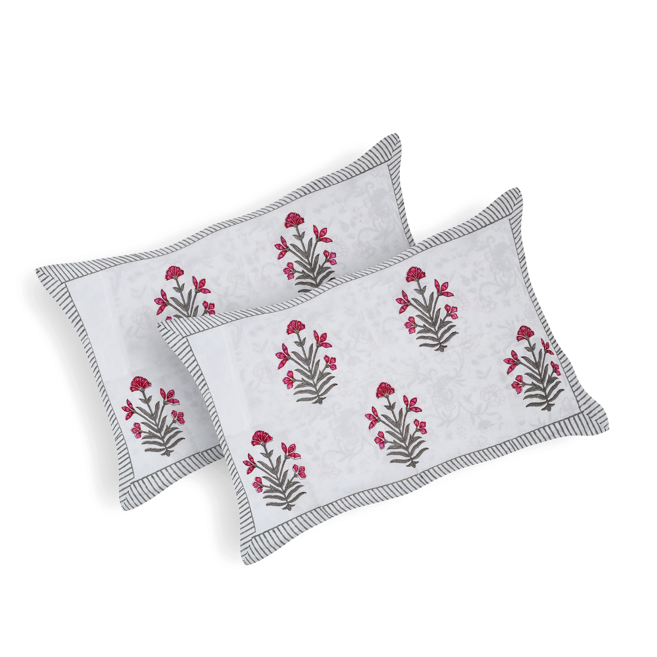 Marilyn Bloom 300 TC Handblock Bedsheet - Image 5