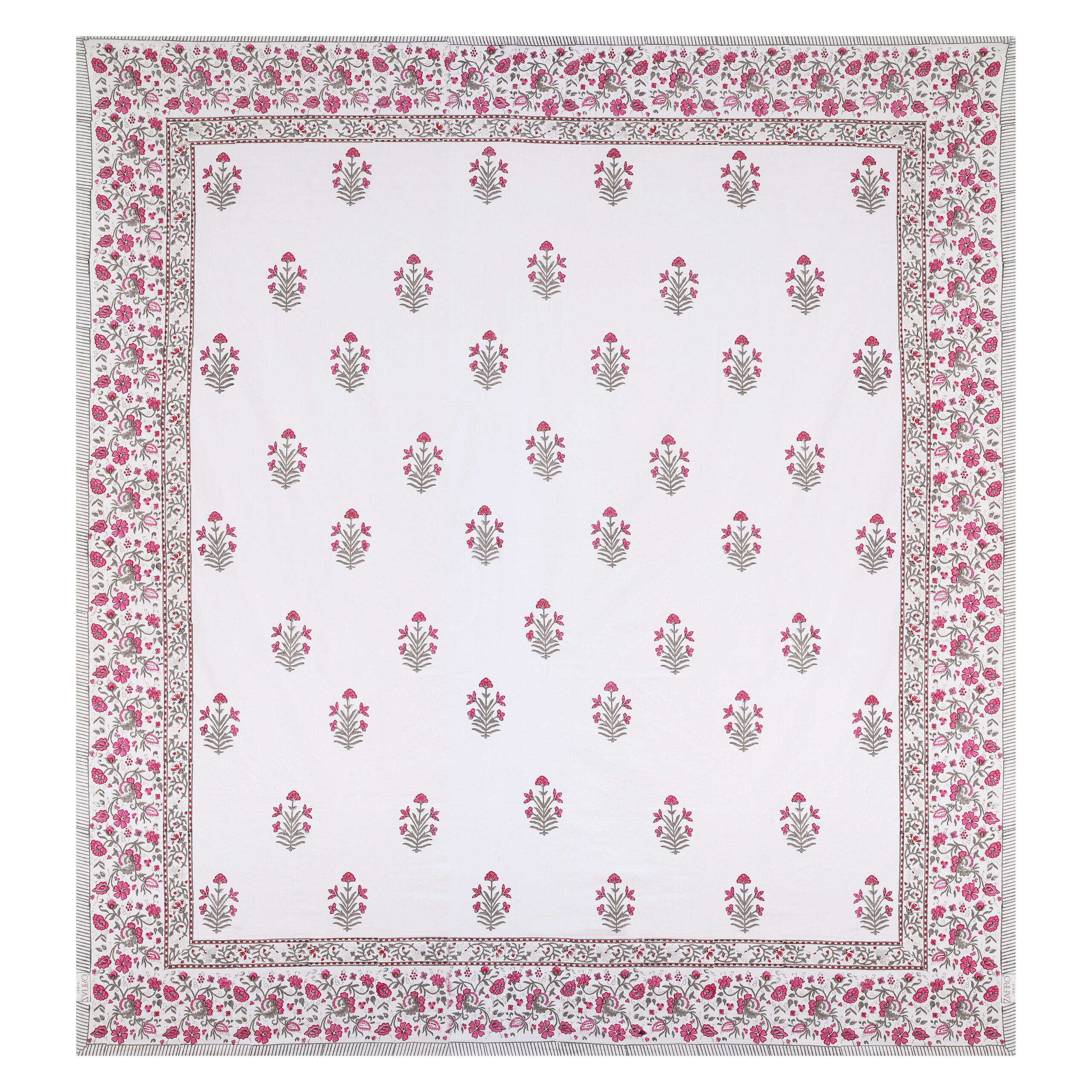 Marilyn Bloom 300 TC Handblock Bedsheet - Image 4
